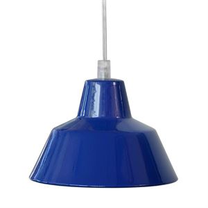 e form V�rkstedslampe Pendel Irma Bl� Stor