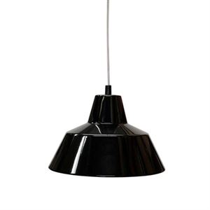 e form V�rkstedslampe Pendel Sort Mellem