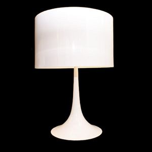 Flos Spun Light T2 Bordlampe Hvid