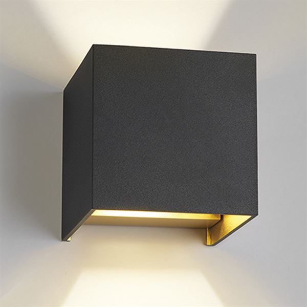 Light-Point BOX XL LED Væglampe Sort & Guld