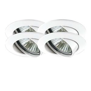 Paulmann Round Kip Spot Hvid (4 pak)