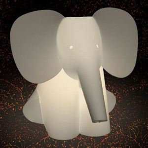 Zoolight Elefant B�rne Bordlampe