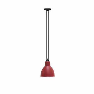 Lampe Gras N322 XL Pendel Mat Rød Round