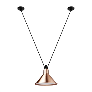 Lampe Gras N323 L Conic Pendel Kobber/Hvid